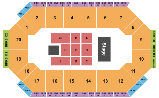 Lee's Family Forum Ryan Upchurch Seating Chart